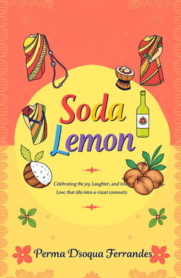 A vibrant book cover celebrating the East Indian Catholic community, showcasing elements of Vasai and Goa