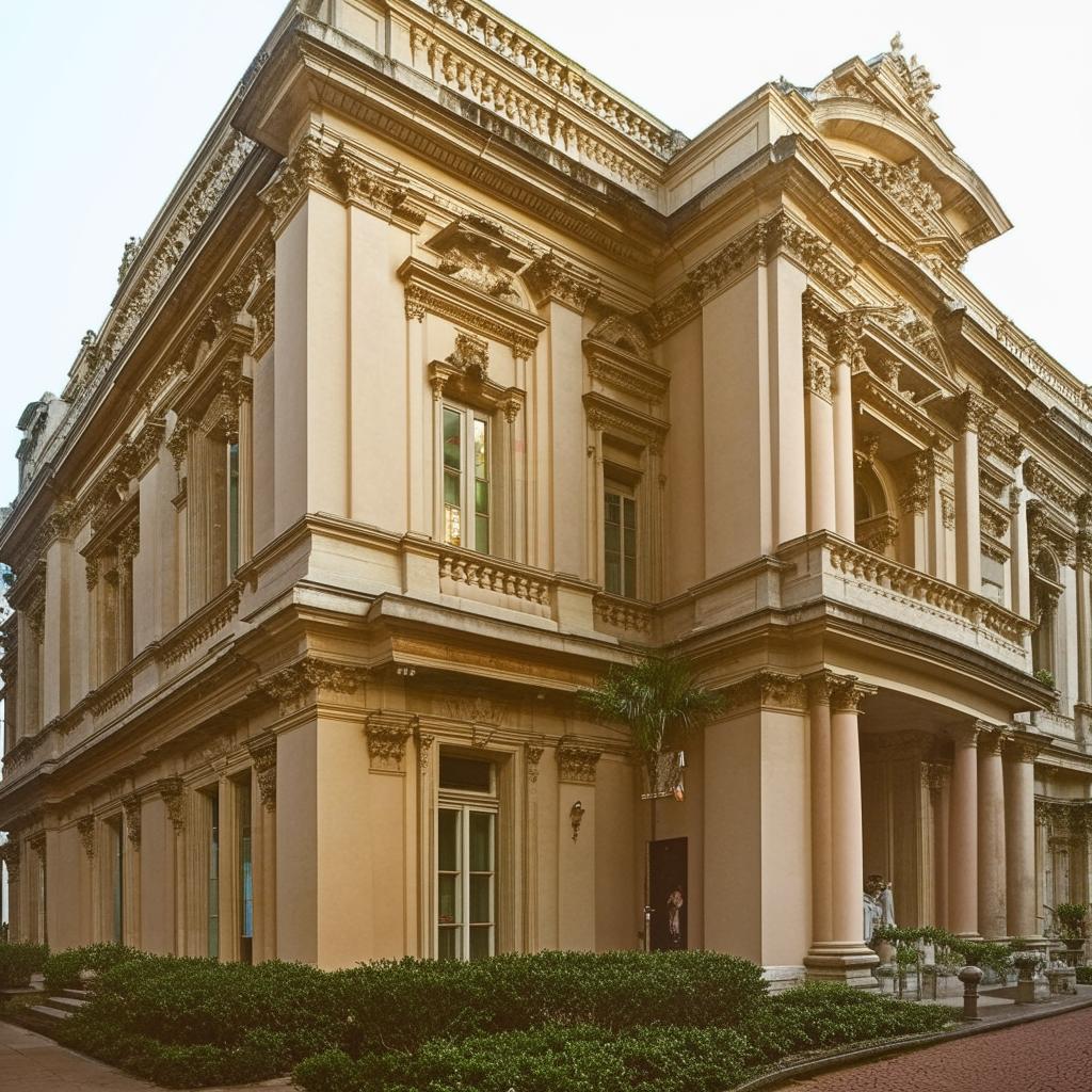 An old yet opulent building exuding a sense of wealth