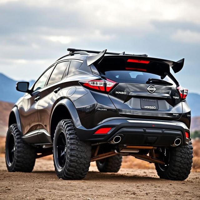 A Nissan Murano Z51 designed in a sport tuning style inspired by Rocket Bunny