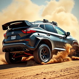 An Auto Nissan Murano Z51 modified with a Sport Tuning style inspired by Rocket Bunny