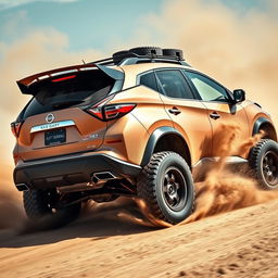 An Auto Nissan Murano Z51 modified with a Sport Tuning style inspired by Rocket Bunny