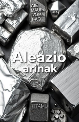 A visually striking image featuring the title "Aleazio arinak" in a bold, modern font at the center