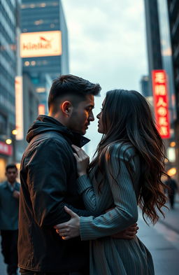 A romantic drama set in a modern city, featuring an 18-year-old girl who has fallen in love with her childhood friend, a ruggedly handsome 30-year-old former military man who now owns a successful military company
