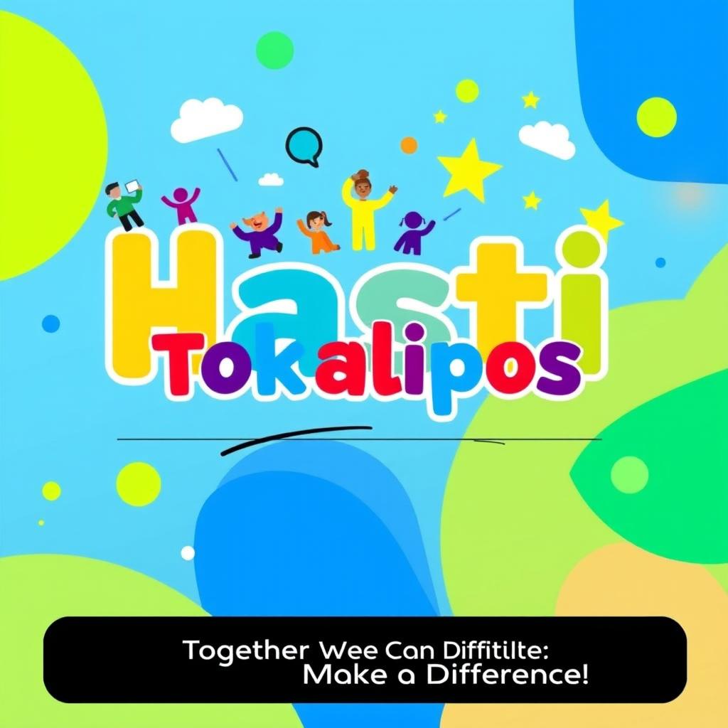 A vibrant and engaging poster for a student council named Hasti Tokalipoos