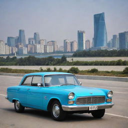 North Korean car, showcasing their unique design language