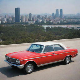 North Korean car, showcasing their unique design language