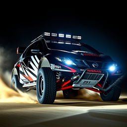 An aggressive 2010 Nissan Murano Z51, expertly tuned in a race style and featuring a striking Nismo livery