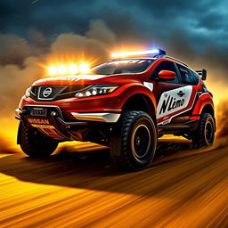 An intense 2010 Nissan Murano Z51, expertly tuned in a race style with a bold Nismo livery