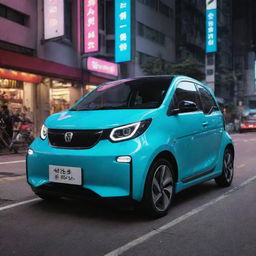 A modernised, compact electric car from Hong Kong