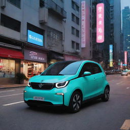 A modernised, compact electric car from Hong Kong