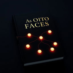 A book cover design featuring a dark color palette