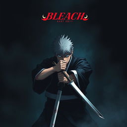 A captivating novel cover design inspired by the famous manga series 'Bleach'