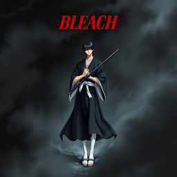 A striking novel cover design inspired by the famous manga series 'Bleach'