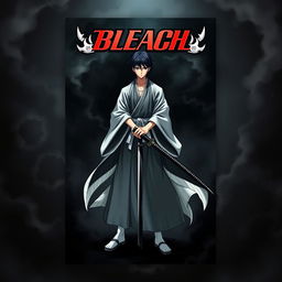 A striking novel cover design inspired by the famous manga series 'Bleach'