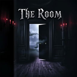 A dark and intriguing book cover design for a book titled "The Room"