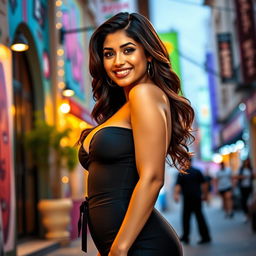 A stunning portrait of Priyanka Mohan, showcasing her confidence and charisma