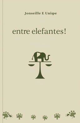 A simple, business-style book cover for '¡Innovar entre elefantes!'