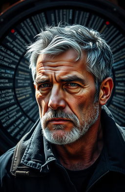 In the style of the famous "I Survived" book covers, featuring a middle-aged Argentinian man as the main character