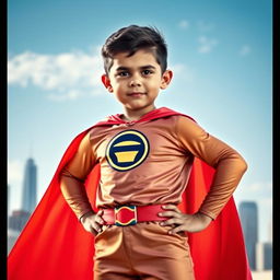 A powerful and confident individual of short stature, standing tall with a proud posture