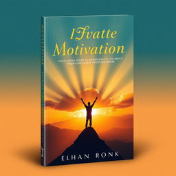 A captivating book cover design for a motivational book
