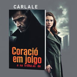 A thrilling book cover that captures the essence of a suspenseful story about revenge and love