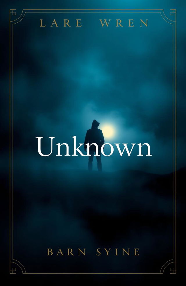 A captivating book cover design for a title called 'Unknown'