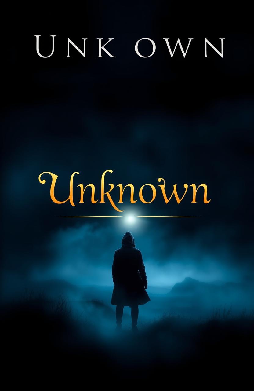 A captivating book cover design for a title called 'Unknown'