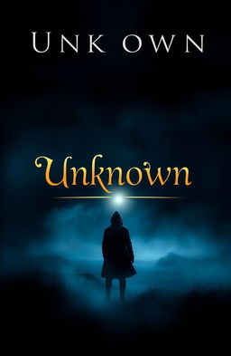 A captivating book cover design for a title called 'Unknown'