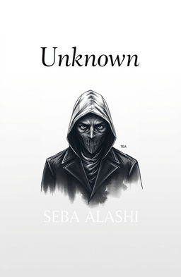 A mysterious and intriguing book cover design for a book titled 'Unknown'