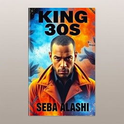 A captivating book cover featuring a mysterious man in his 30s