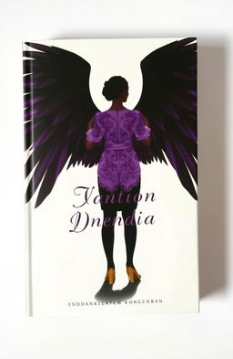 A book cover featuring a silhouette of a woman in a traditional Indonesian kebaya, viewed from the back