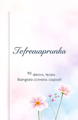 A beautiful book cover design for a psychology book targeting young women