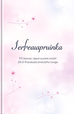 A beautiful book cover design for a psychology book targeting young women