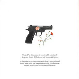 A back cover design featuring a clean white background