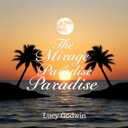 A beautifully designed book cover showcasing a serene sunset over the Bay of Puerto Vallarta