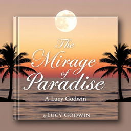 A beautifully designed book cover showcasing a serene sunset over the Bay of Puerto Vallarta