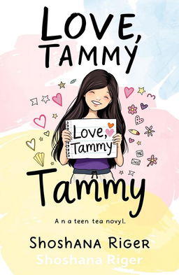 A book cover for a teen novel titled 'Love, Tammy' by Shoshana Riger