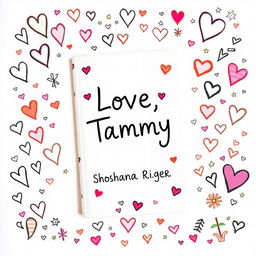 A charming book cover for a novel titled 'Love, Tammy' by Shoshana Riger