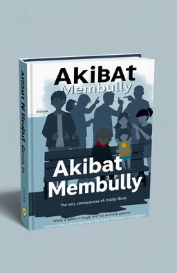 A book cover design themed around the consequences of bullying