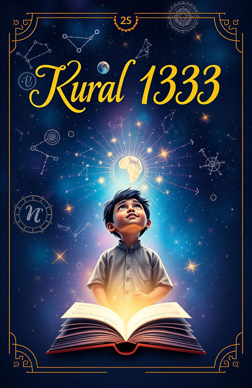 A book cover design for an astrological story titled 'Kural 1333'