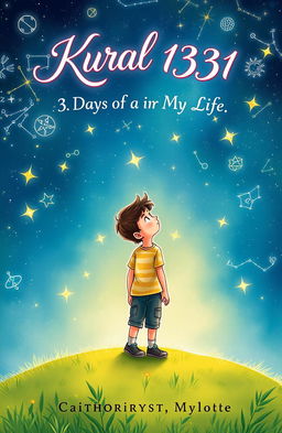An illustrated book cover for 'Kural 1331: Chapter 1 - 3 Days of My Life', an astrological storybook about a boy's journey through celestial influences