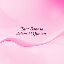 A beautiful book cover design featuring a vibrant background of soft pink and fuchsia, merging seamlessly