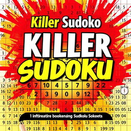 An engaging and bold front cover design for a 'Killer Sudoku' book
