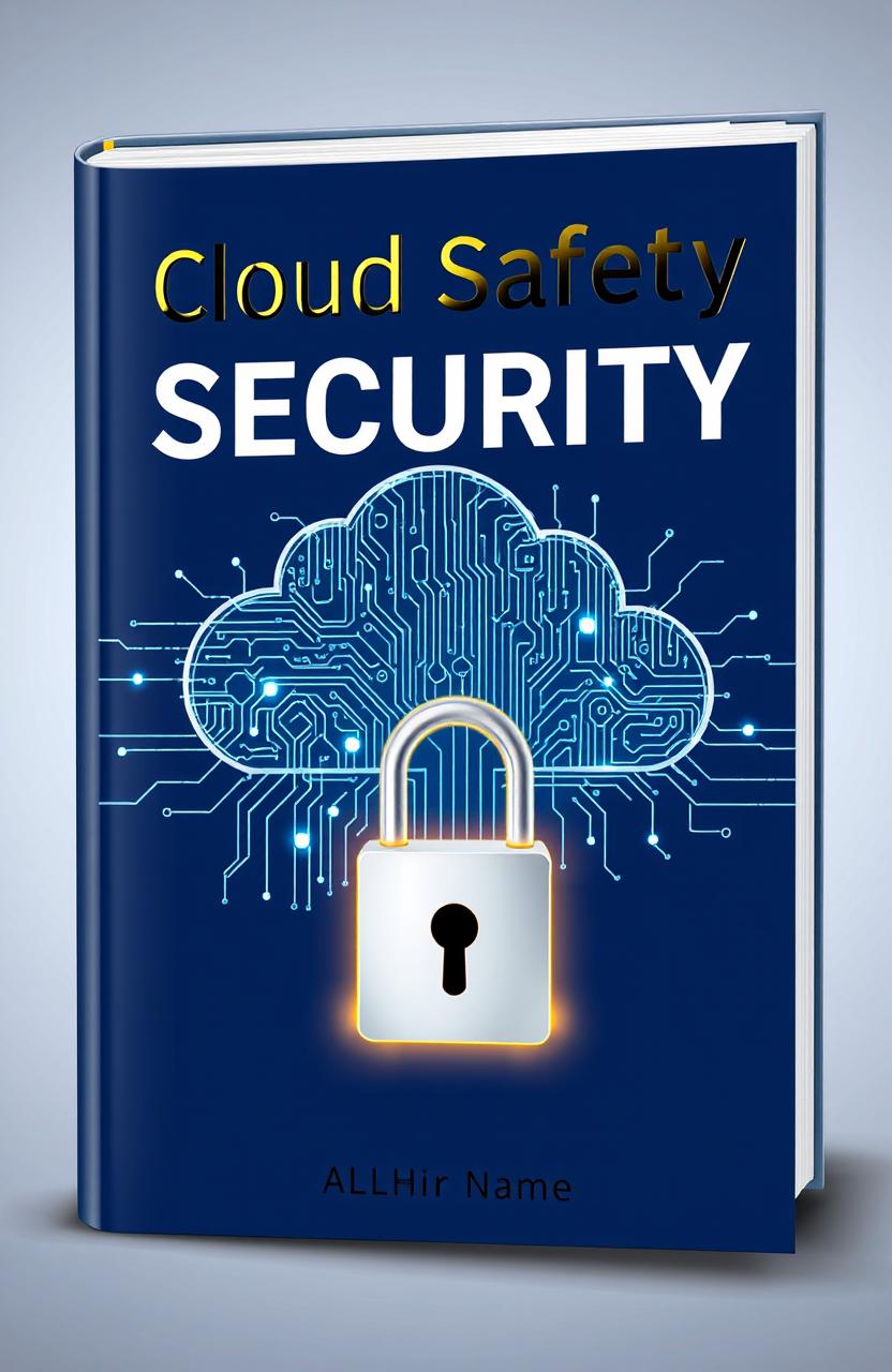 A compelling book cover design titled 'Cloud Safety Security'