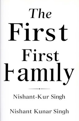 A blank image featuring the text 'The First Family' in bold, elegant font, centered in the middle of the image