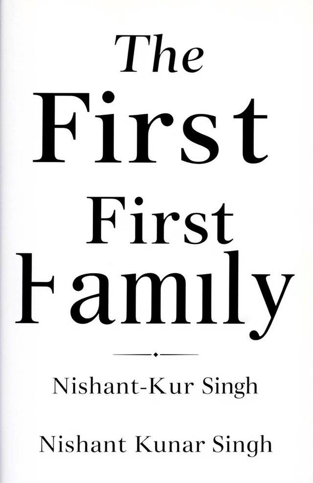 A blank image featuring the text 'The First Family' in bold, elegant font, centered in the middle of the image