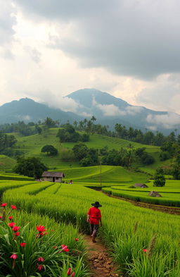 Puisi Jawa yang indah, menggambarkan keindahan alam, tradisi, serta kearifan lokal