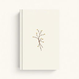 A simple and elegant book cover design featuring a soft textured background in a muted pastel color