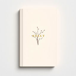 A simple and elegant book cover design featuring a soft textured background in a muted pastel color