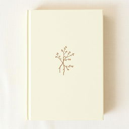 A simple and elegant book cover design featuring a soft textured background in a muted pastel color